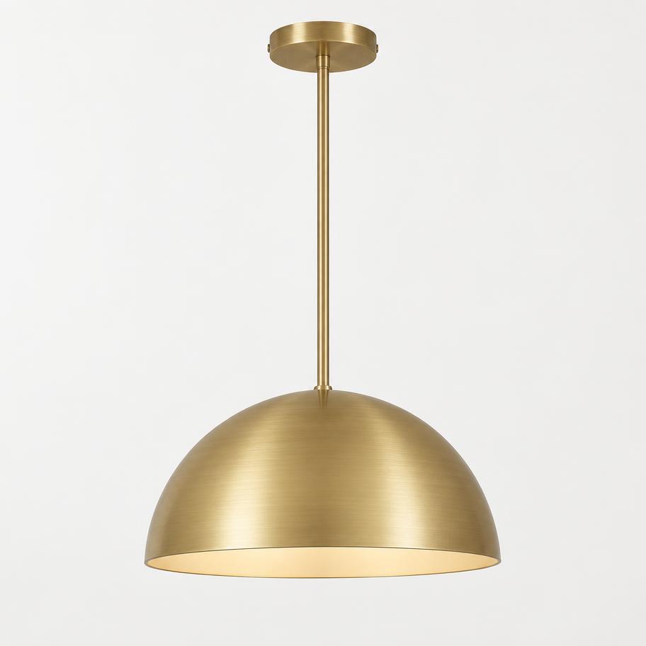 Minimalist Brass Pendant Light